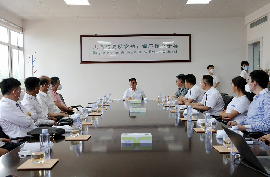 國投盛世高管團(tuán)隊(duì)走進(jìn)景津環(huán)保深度考察學(xué)習(xí)-國投盛世